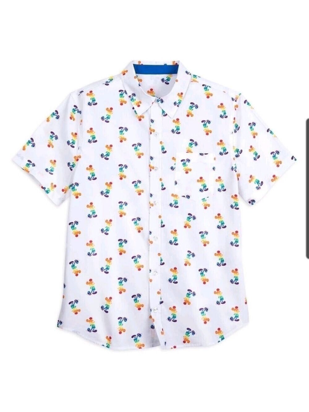 Mickey Mouse rainbow unisex woven shirt size M